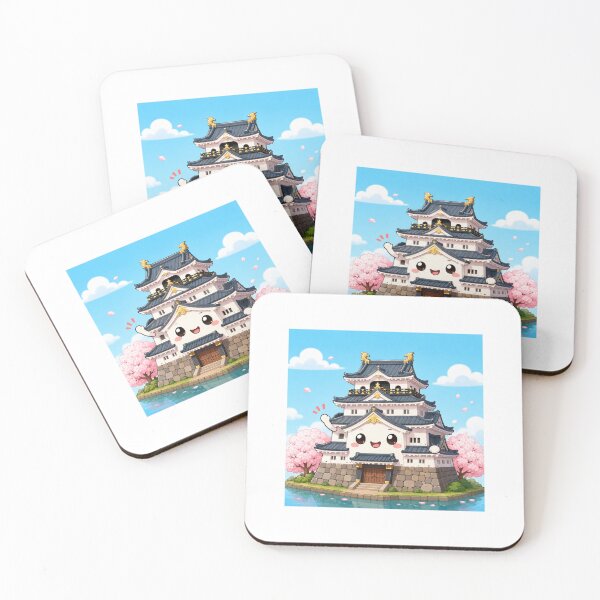 Item preview, Cute Japanese Castle Character designed and sold by オルフェドリーム.