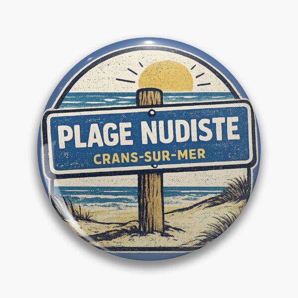Item preview, Crans-sur-Mer Nudist Beach – Classic Design designed and sold by killem667.