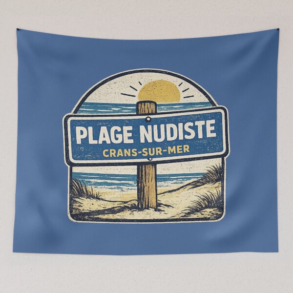 Item preview, Crans-sur-Mer Nudist Beach – Classic Design designed and sold by killem667.