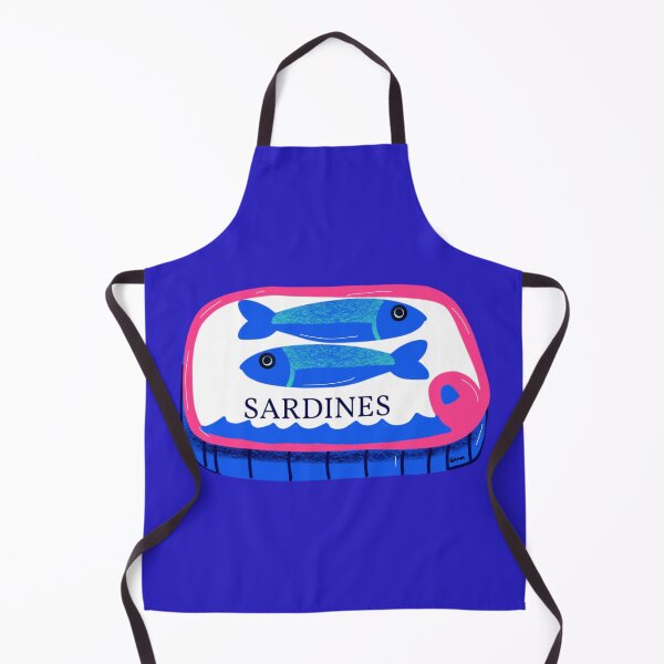 Item preview, Colorful Vintage Sardines in a Blue and Pink Tin designed and sold by giulyz.
