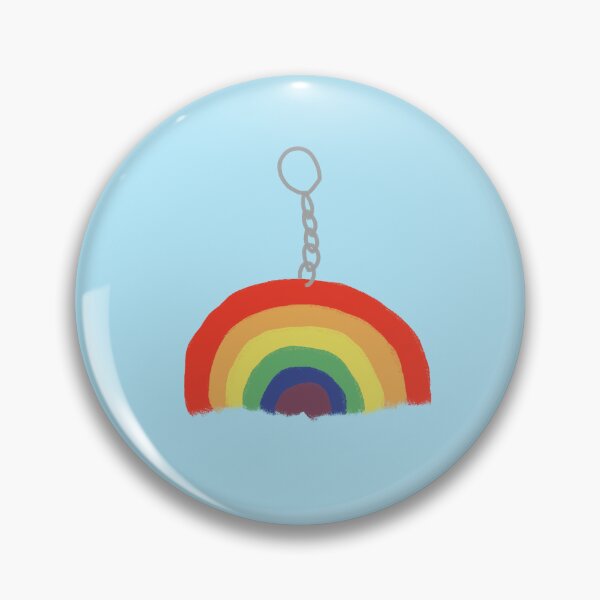 Item preview, Colourful Rainbow Keyring  designed and sold by HandStitchedByHannah.