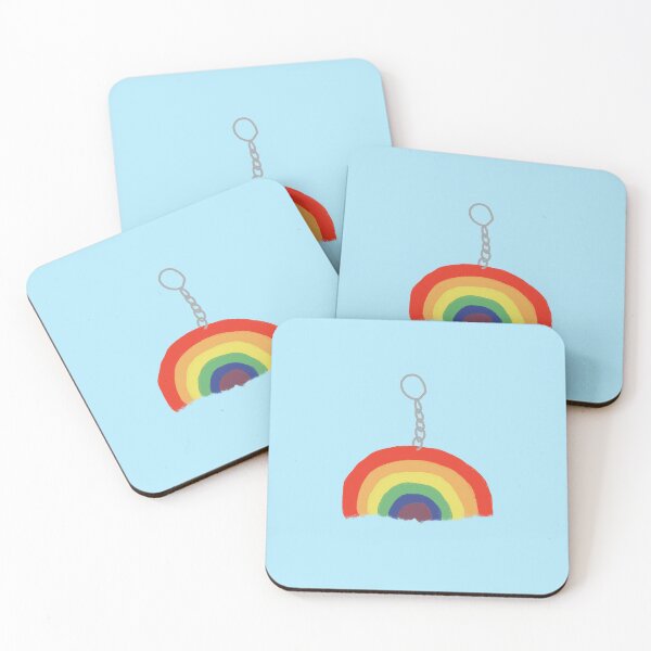 Item preview, Colourful Rainbow Keyring  designed and sold by HandStitchedByHannah.