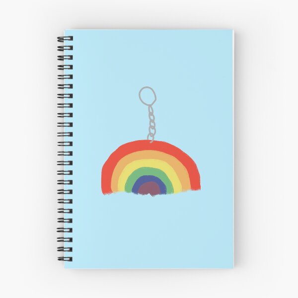 Artikelvorschau, Bunter Regenbogen-Schlüsselanhänger entworfen und verkauft von HandStitchedByHannah.