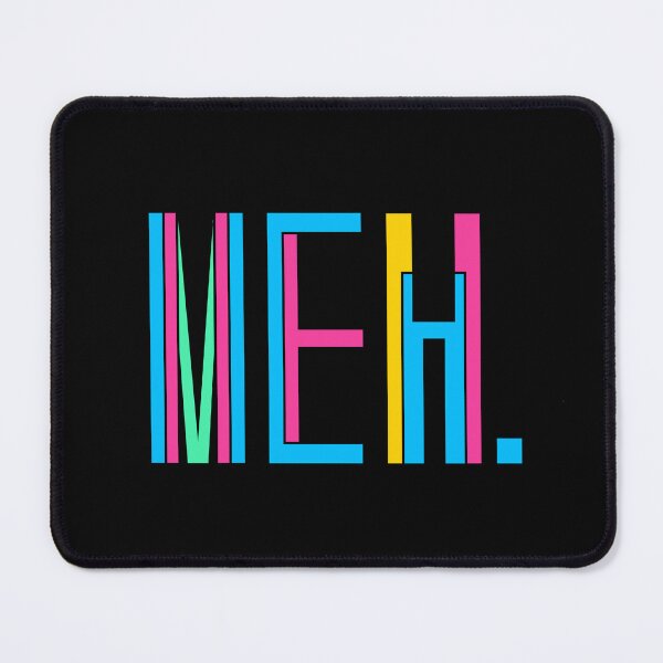Item preview, Meh Typography Design, Bold Colorful Modern Lettering designed and sold by nimoxi.