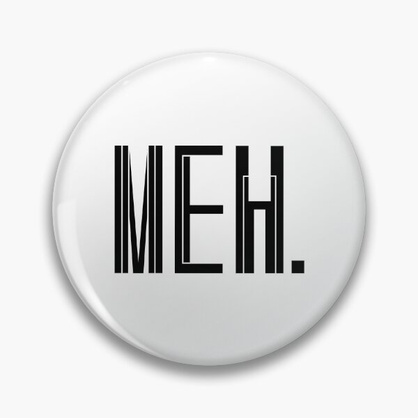 Item preview, Meh Typography Design, Bold Black Modern Lettering designed and sold by nimoxi.