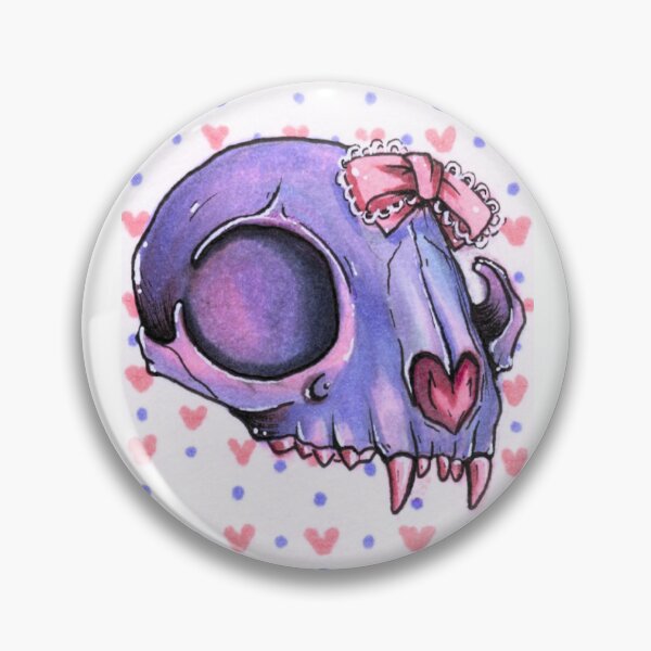 Item preview, Cat Skull with Bow designed and sold by oomia96.