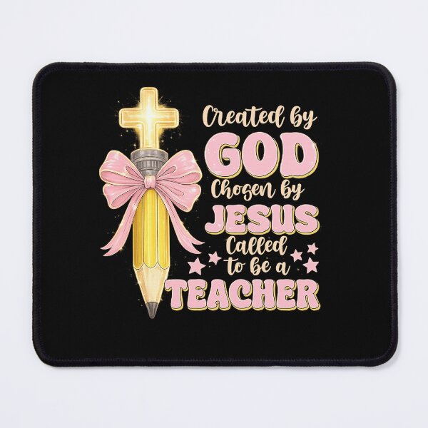Item preview, Created by God Called to Teacher - Jesus Christian Teacher funny designed and sold by kotastiart.