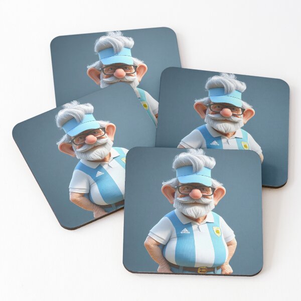 Item preview, Old Fart World Cup football supporter for Argentina designed and sold by Colin Bentham.