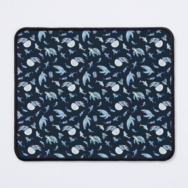 Item preview, Watercolor Ocean Sea Turtle Wildlife Pattern designed and sold by Chromaovo.