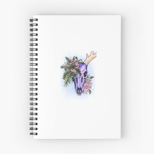Item preview, Deer Skull with Flowers designed and sold by oomia96.
