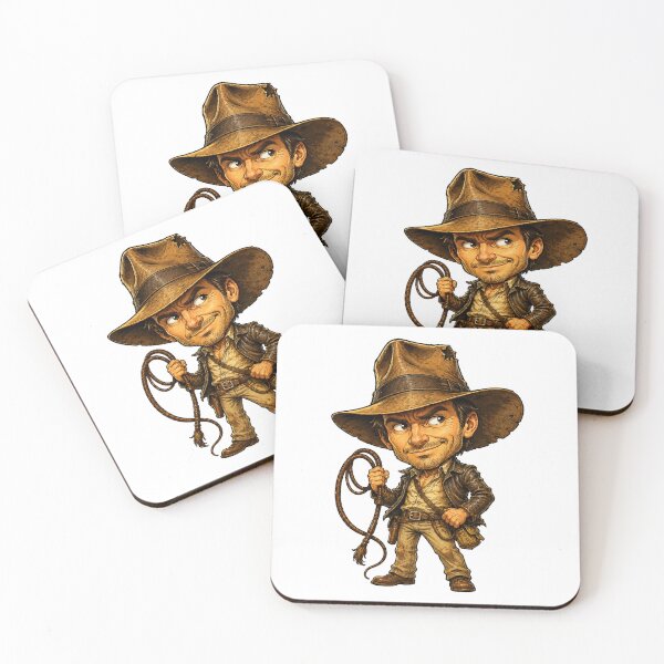 Item preview, Cute Jungle Explorer – Adventurous Chibi Archaeologist Sticker designed and sold by AlexLineArt.