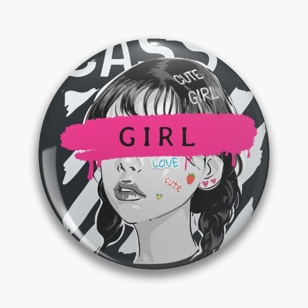 Item preview, Sassy Cute Anime Girl Grunge Streetwear Aesthetic designed and sold by Rogue Heart Collective™.