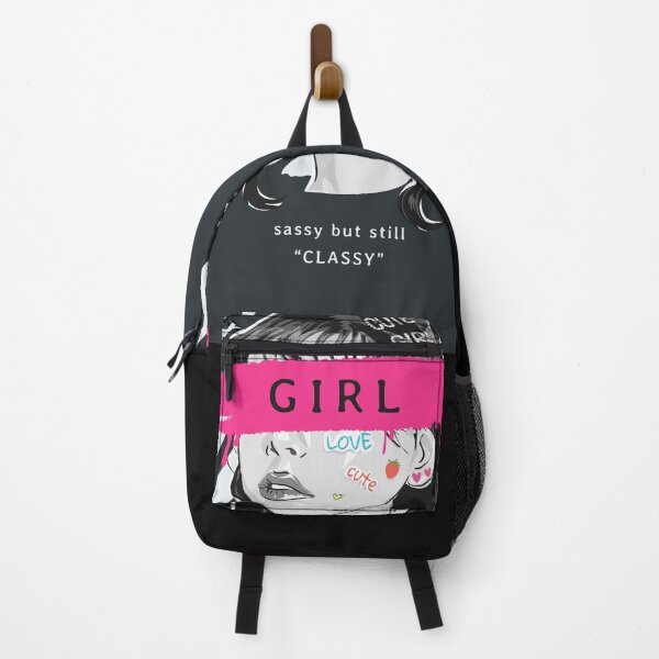 Item preview, Sassy Cute Anime Girl Grunge Streetwear Aesthetic designed and sold by Rogue Heart Collective™.