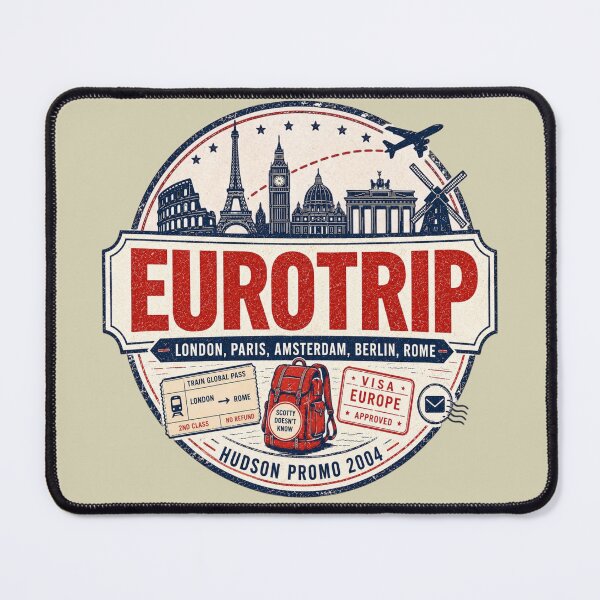 Item preview, Eurotrip 2004 Hudson Promo Vintage Travel Badge designed and sold by killem667.