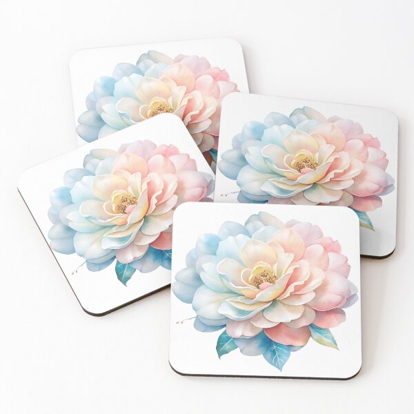 Item preview, Bloom in Slow Motion Pastel Floral Art designed and sold by KHCreativeLab.