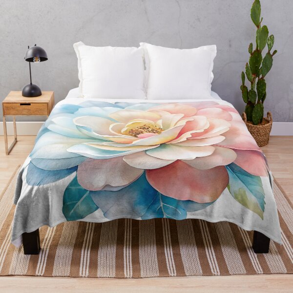 Item preview, Bloom in Slow Motion Pastel Floral Art designed and sold by KHCreativeLab.