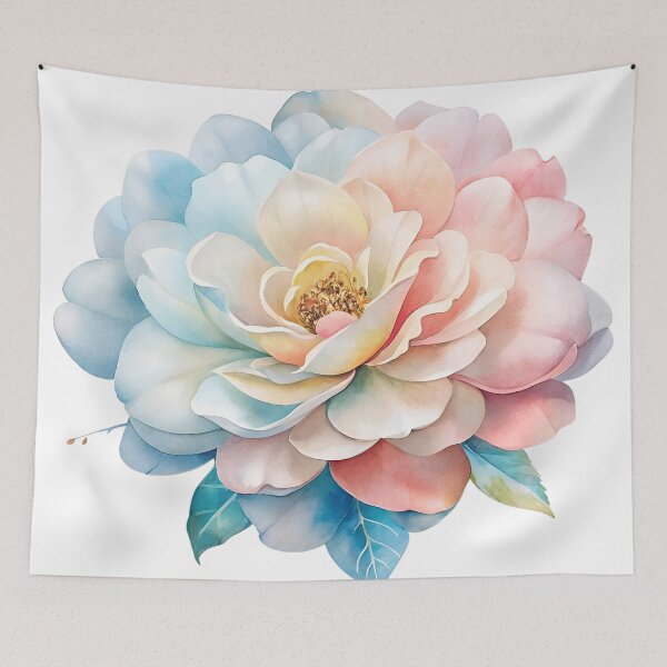 Item preview, Bloom in Slow Motion Pastel Floral Art designed and sold by KHCreativeLab.