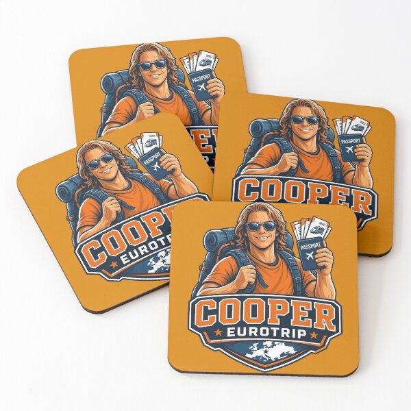 Item preview, Cooper Eurotrip Backpacking Classic Retro Design designed and sold by killem667.