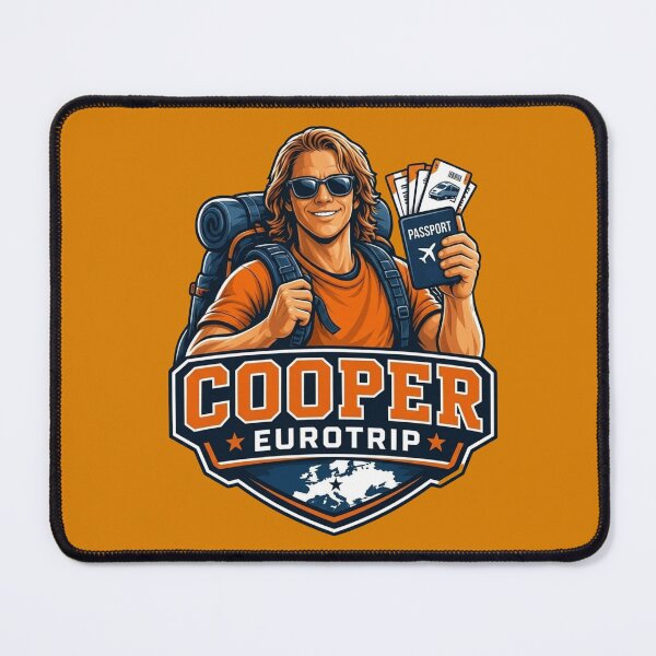 Item preview, Cooper Eurotrip Backpacking Classic Retro Design designed and sold by killem667.
