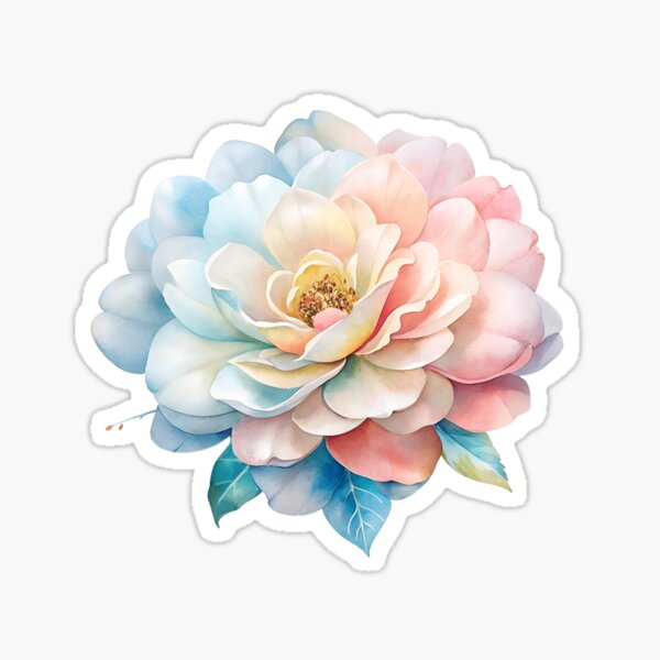 Item preview, Bloom in Slow Motion Pastel Floral Art designed and sold by KHCreativeLab.