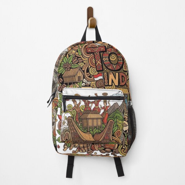 Item preview, Wonderful Toraja Indonesia Travel Souvenir Heritage Colorful Cultural Doodle designed and sold by arisukma11.