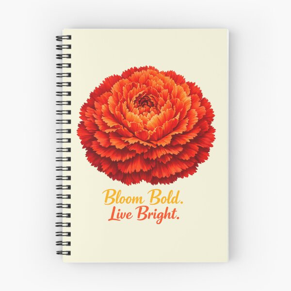 Item preview, Bloom Bold Live Bright Red Carnation Flower designed and sold by taiche.
