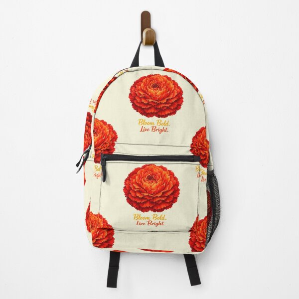 Item preview, Bloom Bold Live Bright Red Carnation Flower designed and sold by taiche.