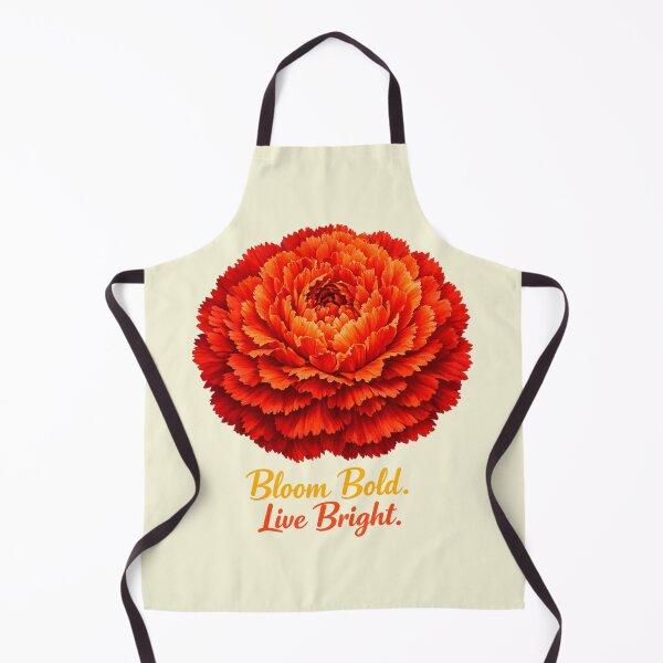 Item preview, Bloom Bold Live Bright Red Carnation Flower designed and sold by taiche.