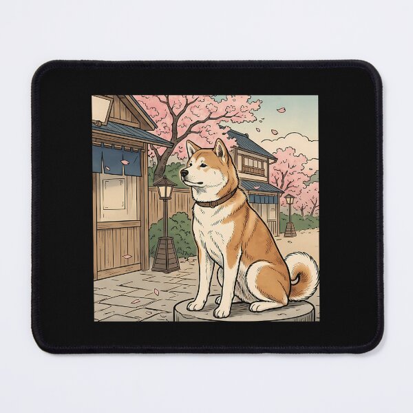 Item preview, Hachiko Akita Inu - Japanese Legend Symbol Of Loyalty Resilience And Love designed and sold by almeineed.