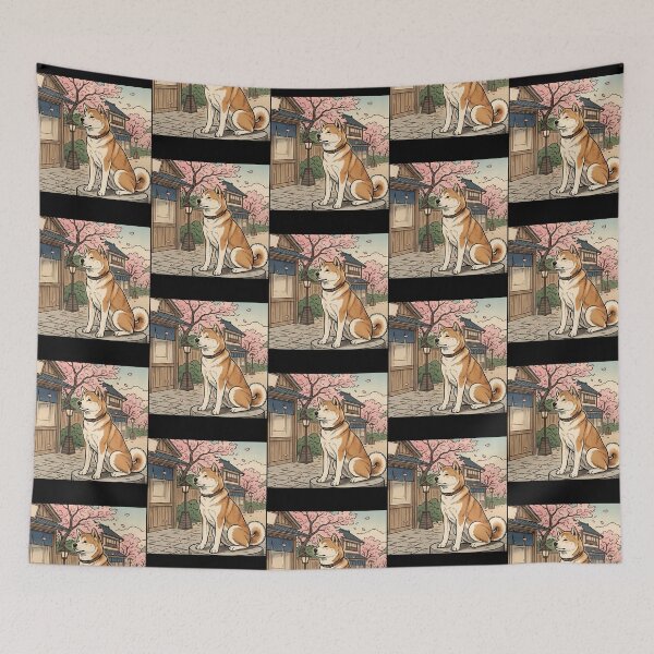 Item preview, Hachiko Akita Inu - Japanese Legend Symbol Of Loyalty Resilience And Love designed and sold by almeineed.