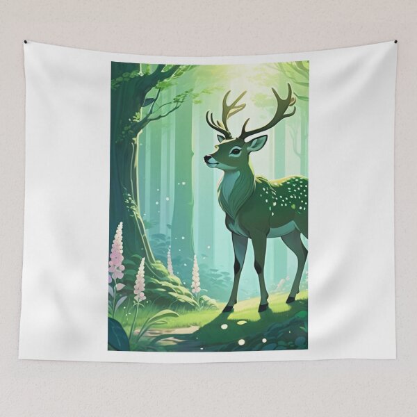 Item preview, Animals - Deer in an Enchanted Forest, Spring Allegory designed and sold by World-Pets.