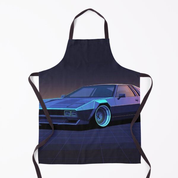 Item preview, 80s Synthwave Wedge Car - Retro Neon Vector Illustration designed and sold by Nexus Space.