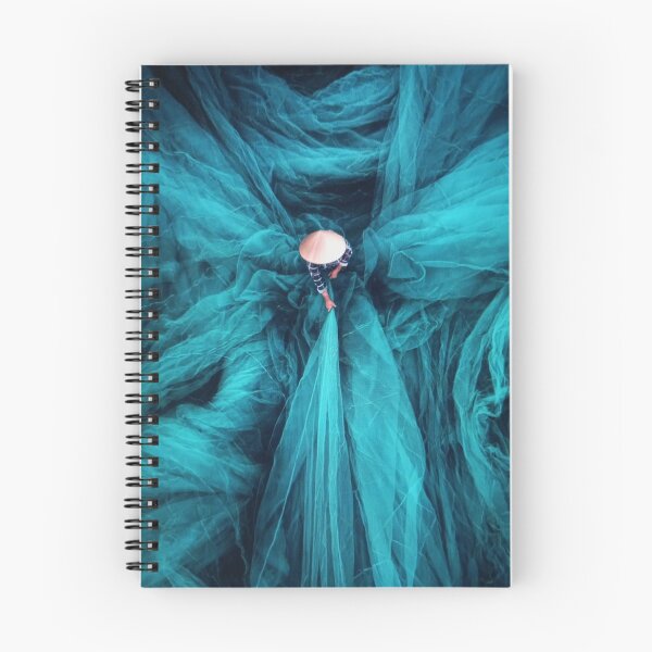 Item preview, Person Amongst Vast Blue Fabric designed and sold by balkjdj.