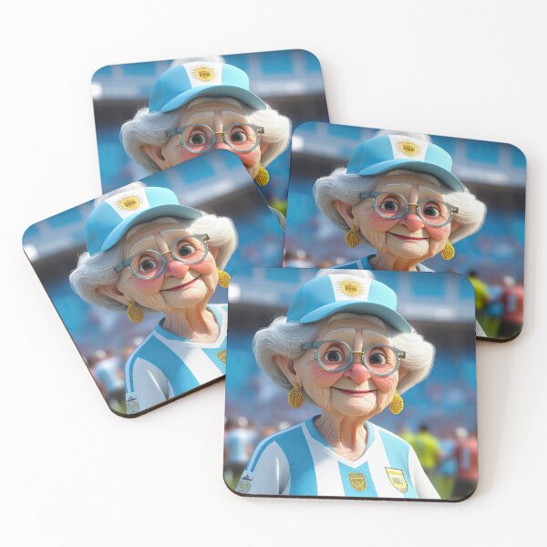 Item preview, Old Fart World Cup football supporter for Argentina designed and sold by Colin Bentham.
