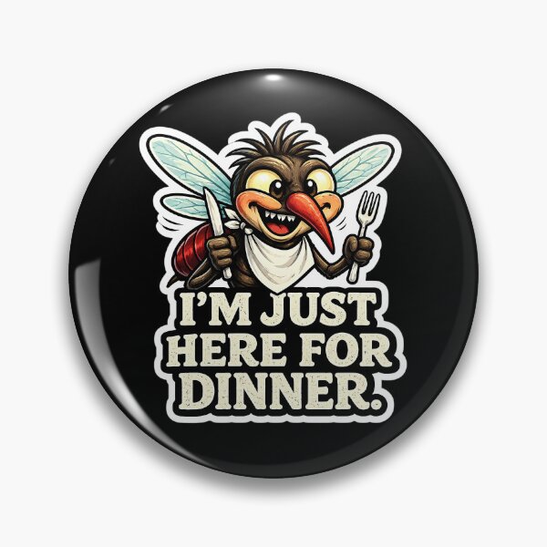 Item preview, I'm Just Here for Dinner Funny Mosquito Animal Meme Design designed and sold by lazygum.