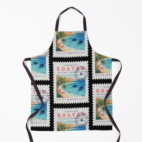 Item preview, Roatán Honduras Bay Islands Postage Stamp Travel Sticker designed and sold by stickercuffs.