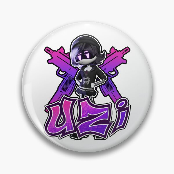 Item preview, UZI DOORMAN LOGO (MURDER DRONES GLITCH INDIE ROBOT ANIMATION ) designed and sold by Python Designs .