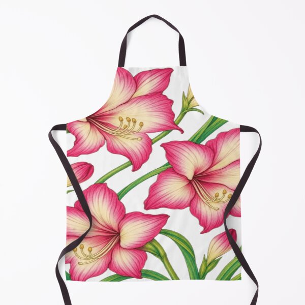 Item preview, Pink Amaryllis Flowers Botanical Floral Art designed and sold by WantStyleyou.