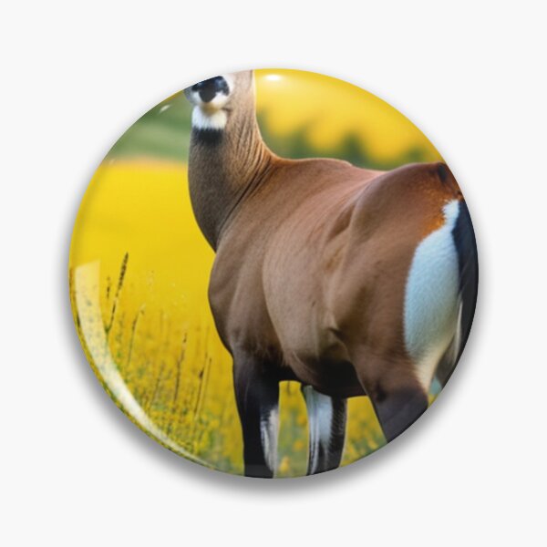 Item preview, Animals - Majestic Doe, Portrait in a Field of Yellow Flowers designed and sold by World-Pets.