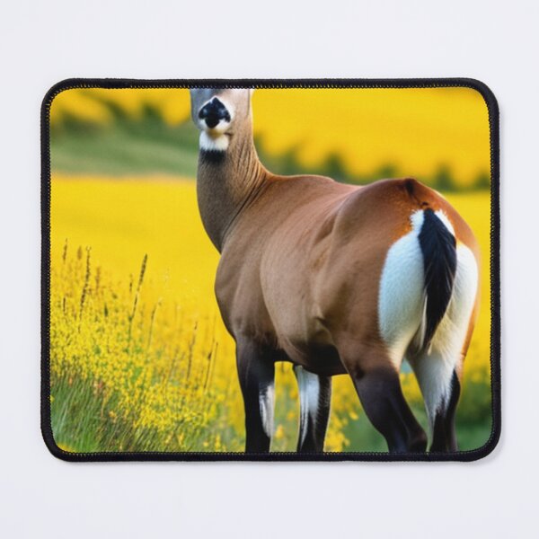 Item preview, Animals - Majestic Doe, Portrait in a Field of Yellow Flowers designed and sold by World-Pets.
