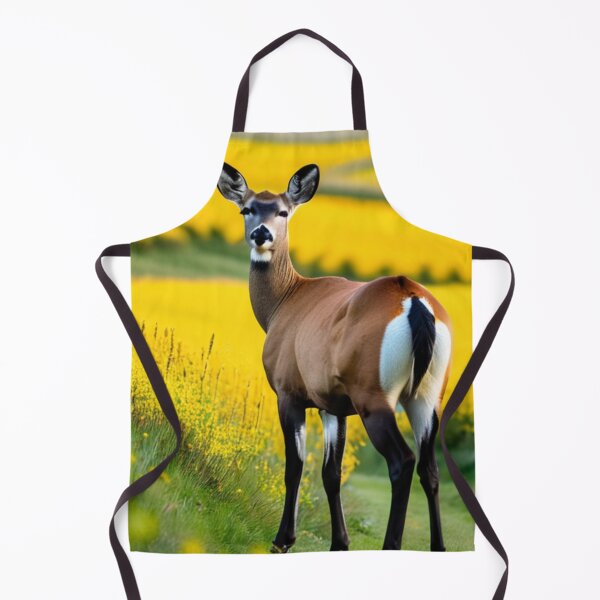 Item preview, Animals - Majestic Doe, Portrait in a Field of Yellow Flowers designed and sold by World-Pets.