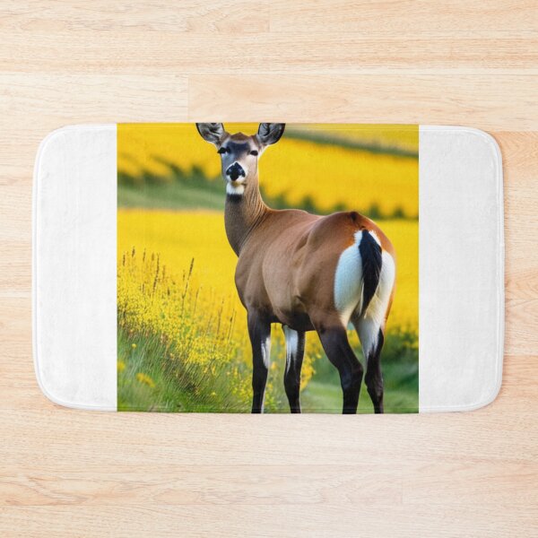 Item preview, Animals - Majestic Doe, Portrait in a Field of Yellow Flowers designed and sold by World-Pets.
