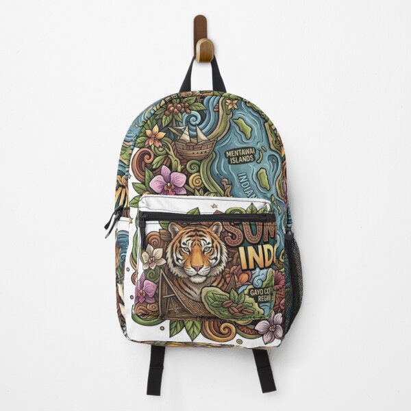Item preview, Wonderful Sumatera Indonesia Travel Souvenir Heritage Colorful Cultural Doodle designed and sold by arisukma11.