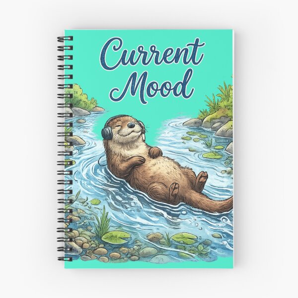 Item preview, Otter Floating Down River - Current Mood designed and sold by CJLindy.