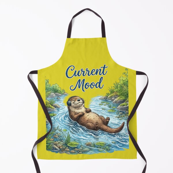 Item preview, Otter Floating Down River - Current Mood designed and sold by CJLindy.