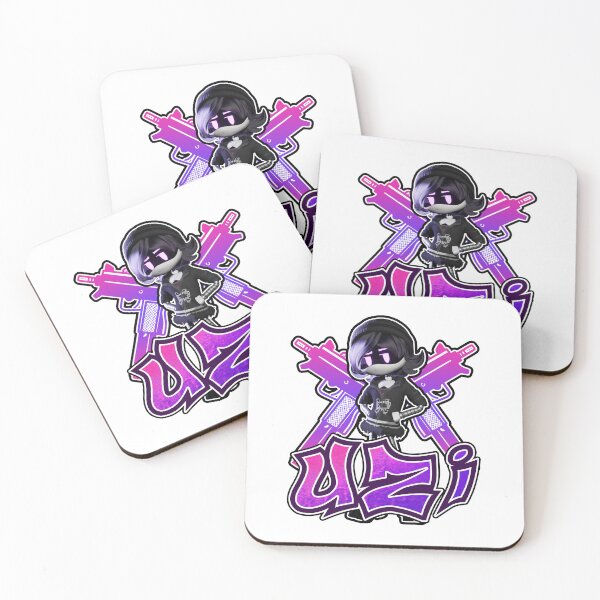 Item preview, UZI DOORMAN LOGO 2 (MURDER DRONES GLITCH INDIE ROBOT ANIMATION ) designed and sold by Python Designs .