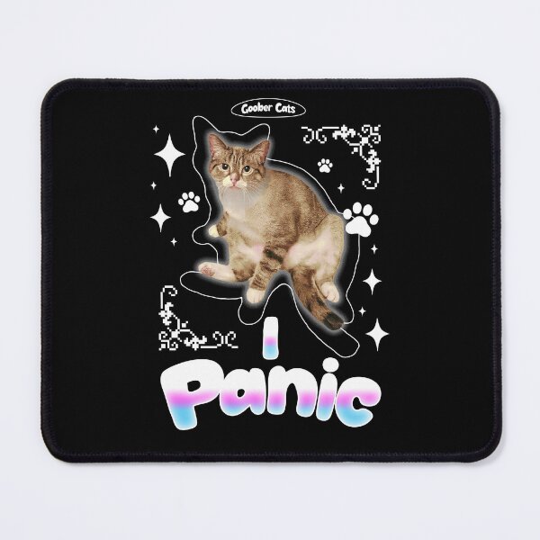 Item preview, Goober Cats I Panic Funny Cat Meme Y2K Aesthetic designed and sold by GooberCats .