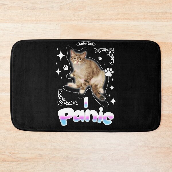 Item preview, Goober Cats I Panic Funny Cat Meme Y2K Aesthetic designed and sold by GooberCats .