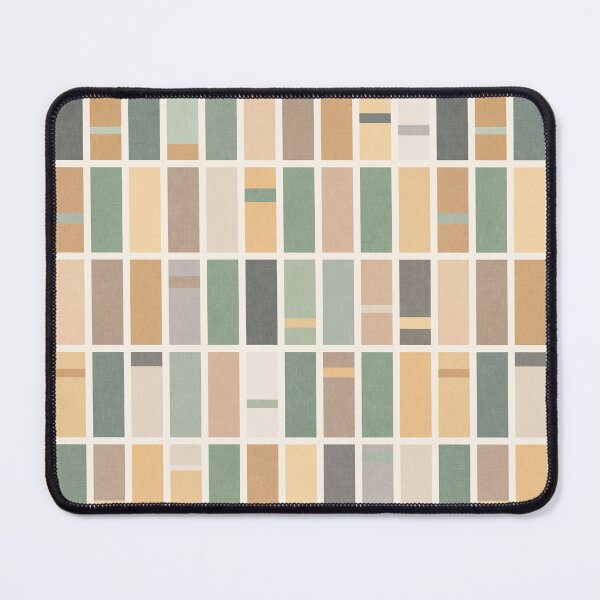 Item preview, Balanced Block Check Stripes in Earth Tones  designed and sold by micklyn.