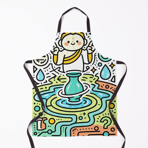 Item preview, Cute Kawaii Buddha Meditation designed and sold by Mystic & Celestial Art.